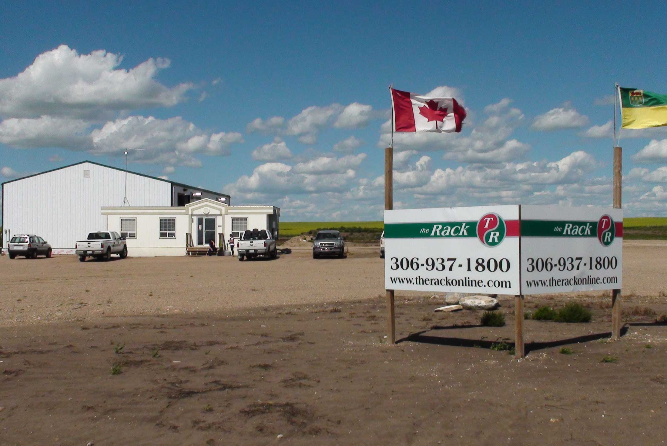The Rack retail office in North Battleford