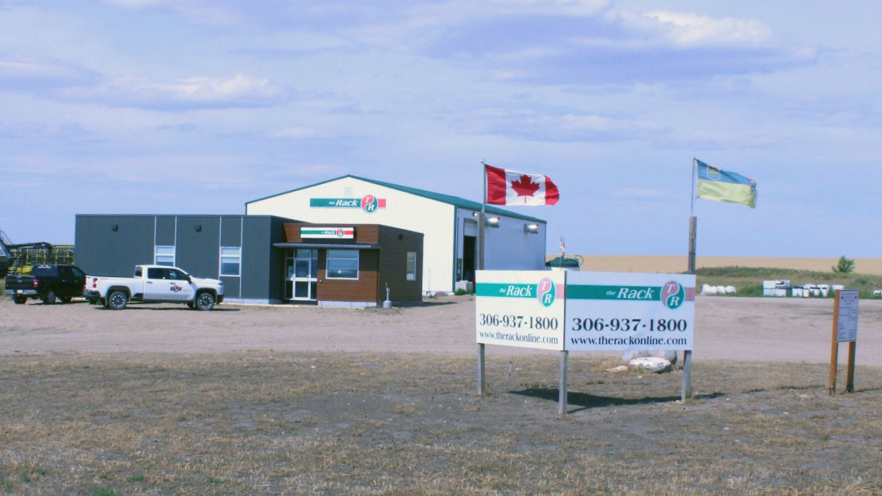 The Rack retail office in North Battleford